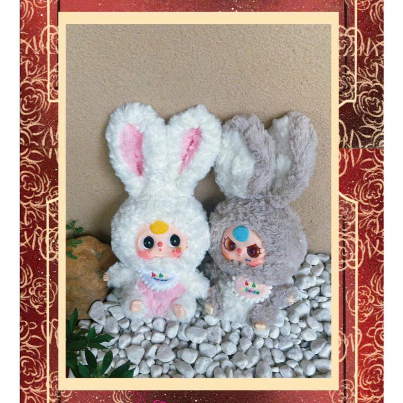 BLINDBOX BABY THREE ( bé 3 ) : Baby Three Lily Rabbit Town Plus ( Thỏ Thị Trấn, hàng có sẵn )