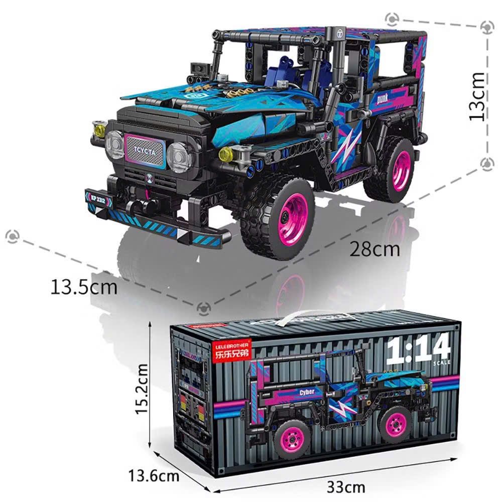 Đồ chơi mô hình : Bộ Lắp Ráp Xe Địa Hình Off-Road–Tỉ lệ 1:14, 6ages+,768-910pcs, No. 9056-1,2,3,4,5