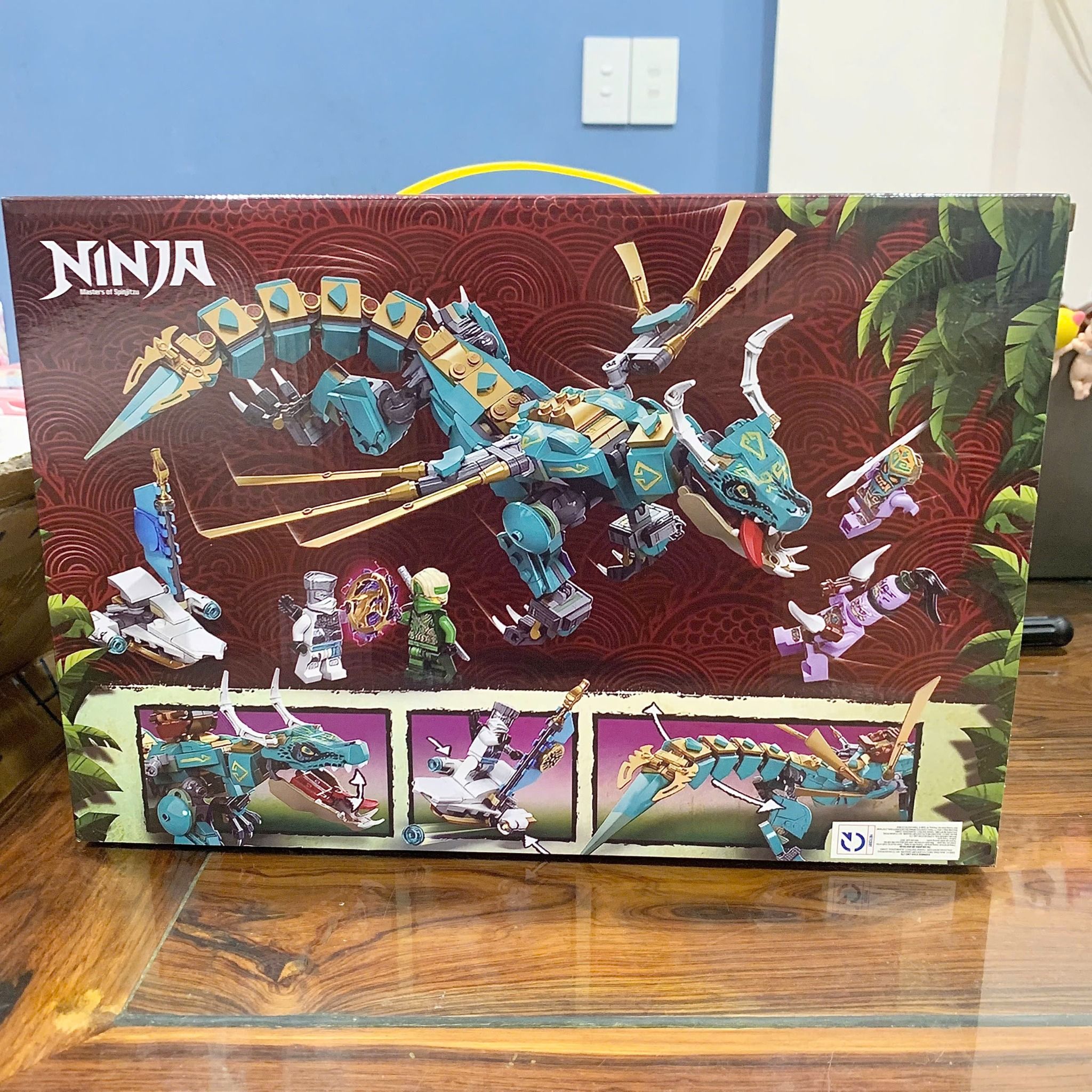 Đồ chơi lắp ráp : Bộ Lắp Ráp Rồng Xanh Chiến Binh Ninja, 6ages+, 530pcs, No.60038