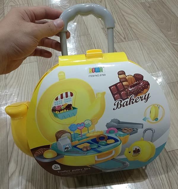 Bộ valy kéo hình voi tiệm bánh ngọt 8769