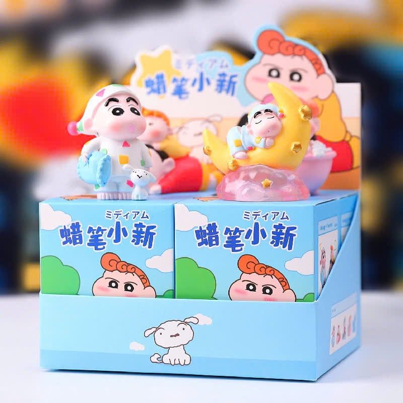 Hộp mù Blindbox: Full set 4 box Cậu bé bút chì No. 1060-5 ( Có lẻ )