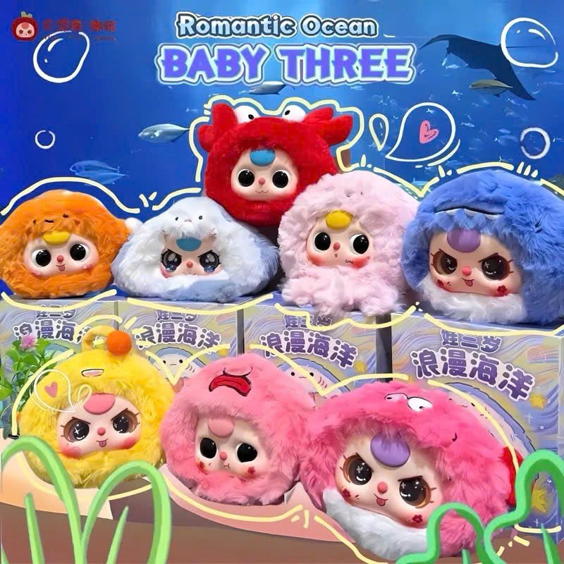 BLINDBOX BABY THREE ( bé 3 ) :Baby Three Hải Sản ( hàng có sẵn )