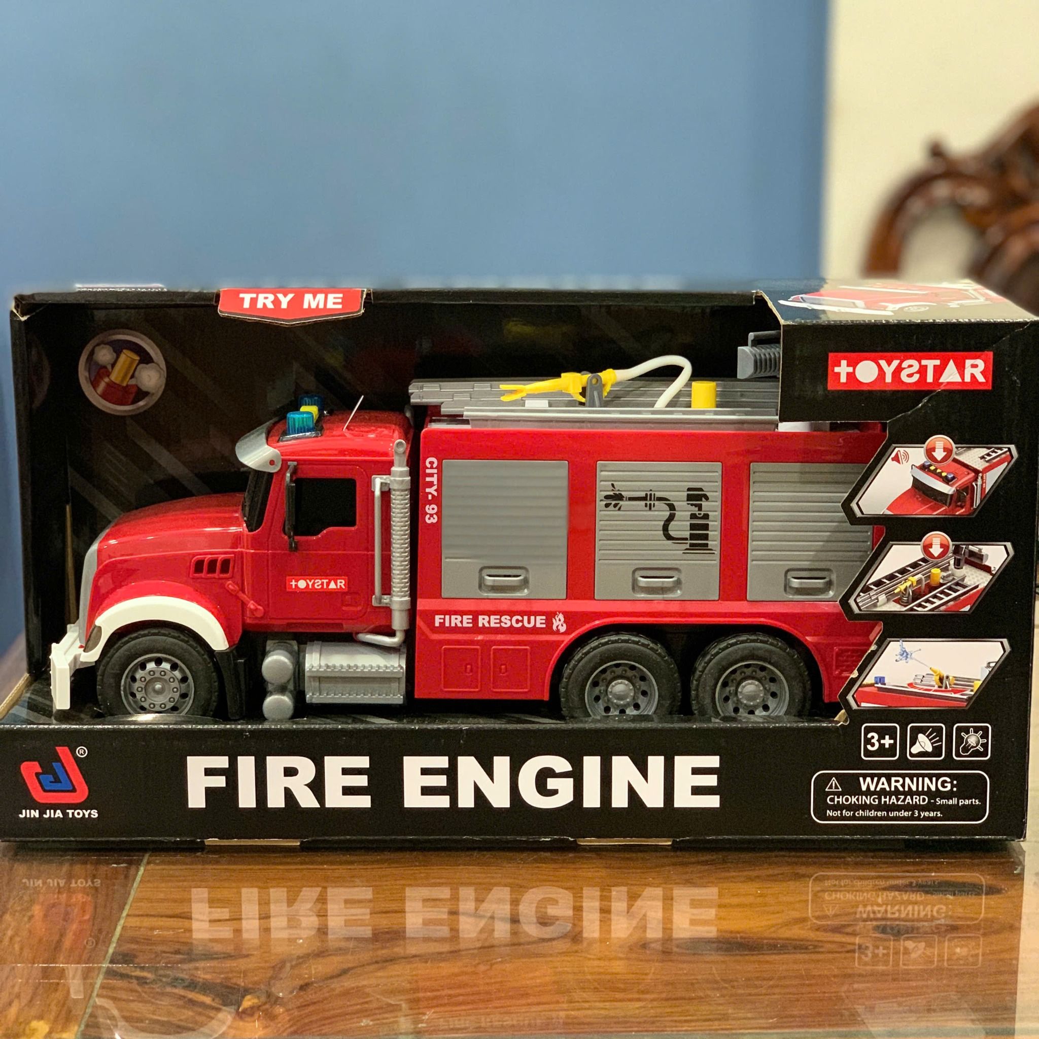 Đồ chơi vận động : Bộ sưu tập mô hình các loại xe nâng, xe cứu hộ..., 3ages+, No. 666