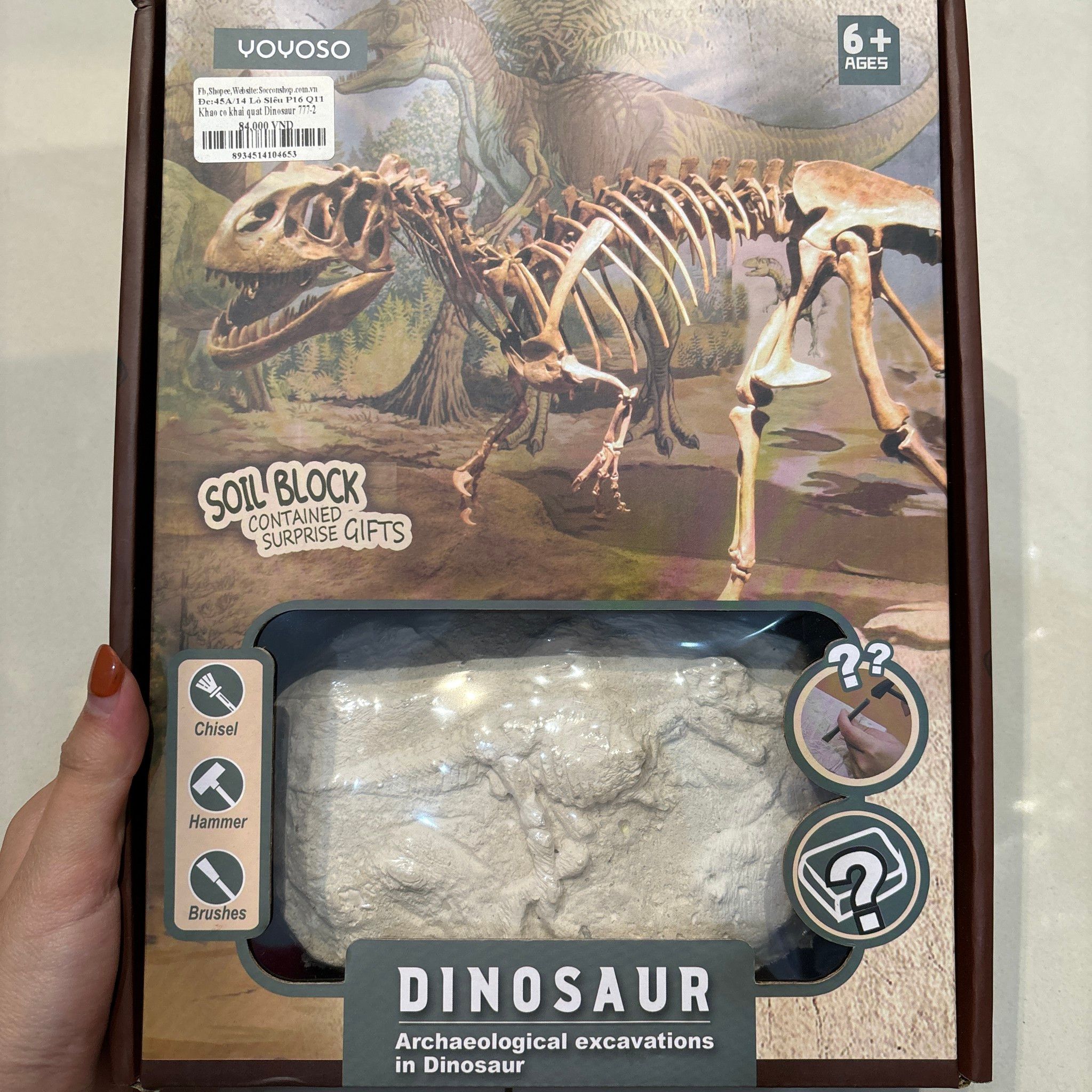 Khảo cổ khai quật khủng không hóa thạch (Soil block contained surprise gifts), 6age+, No. 777-2