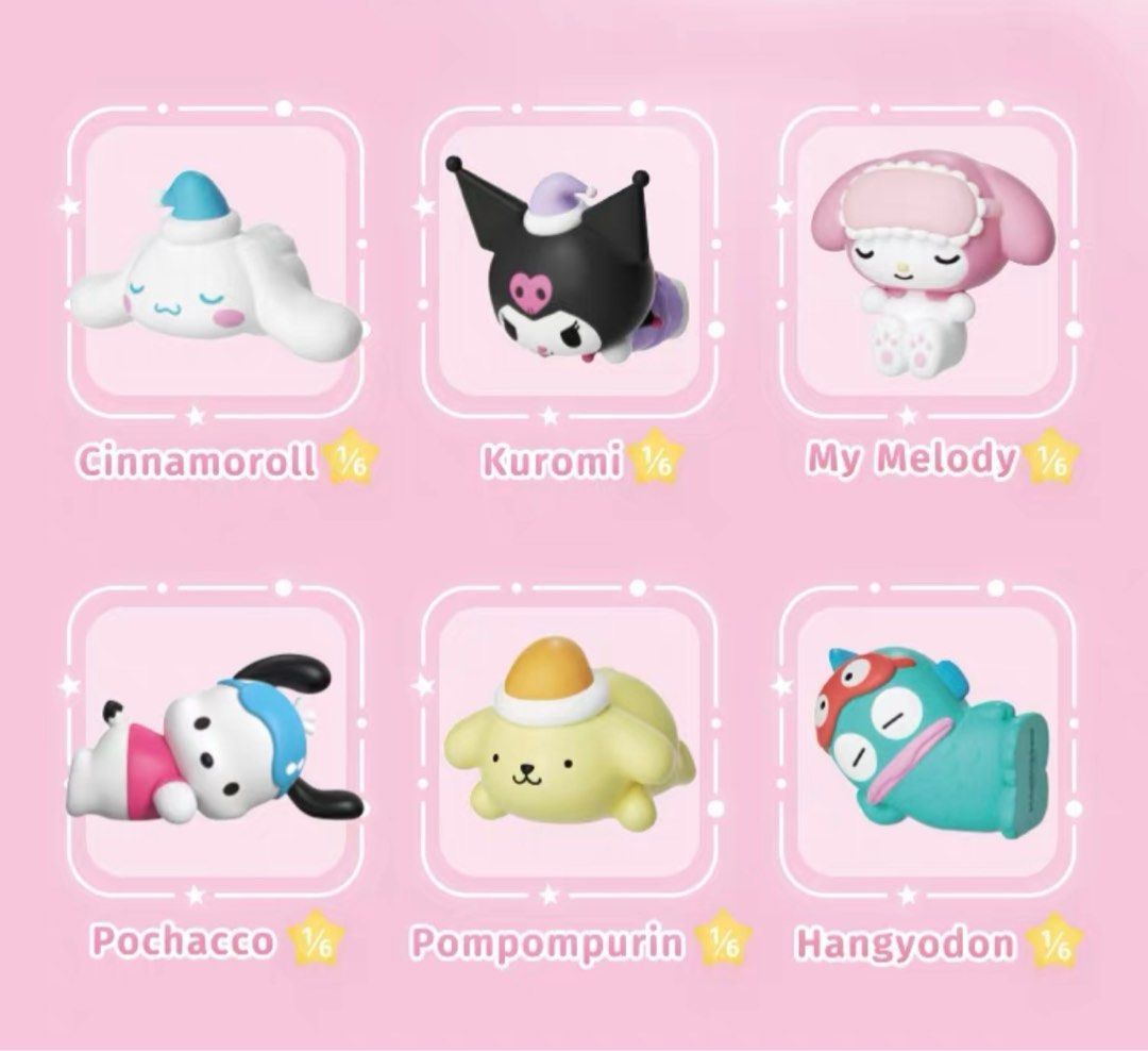 BLINDBOX SANRIO : Mô hình Sanrio Ngủ, 3+ages, No. 24KQP