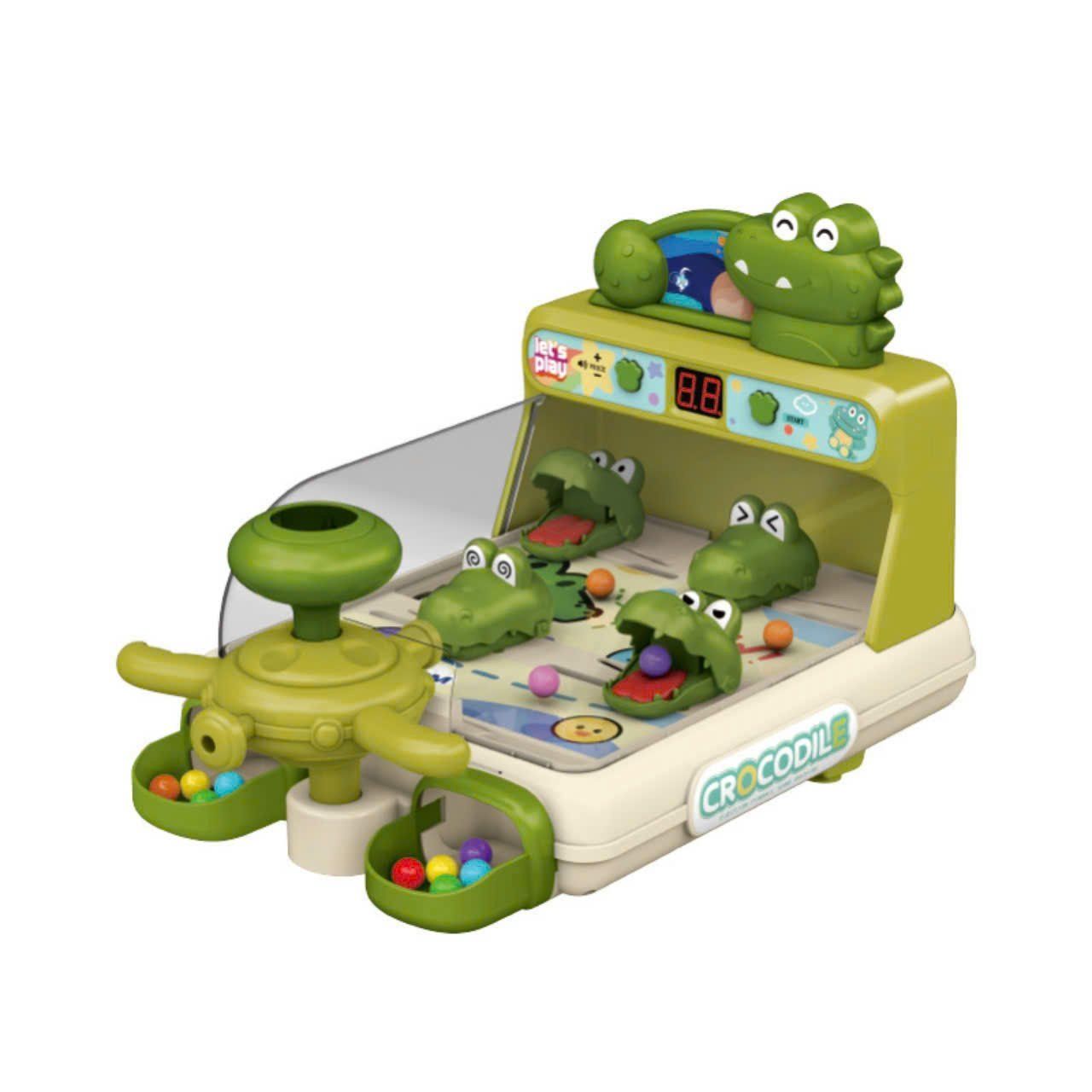 Đồ chơi vận động: máy pinball Cá sấu Crocodile, 3+ages, No. 158-22C