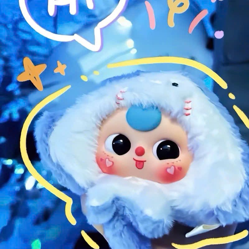 BLINDBOX BABY THREE ( bé 3 ) :Baby Three Hải Sản ( hàng có sẵn )