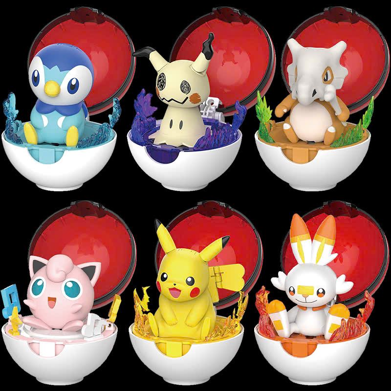 Lẻ 1 box Hộp ly Quả Cầu POKEBALL ( giao ngẫu nhiên không chọn mẫu )