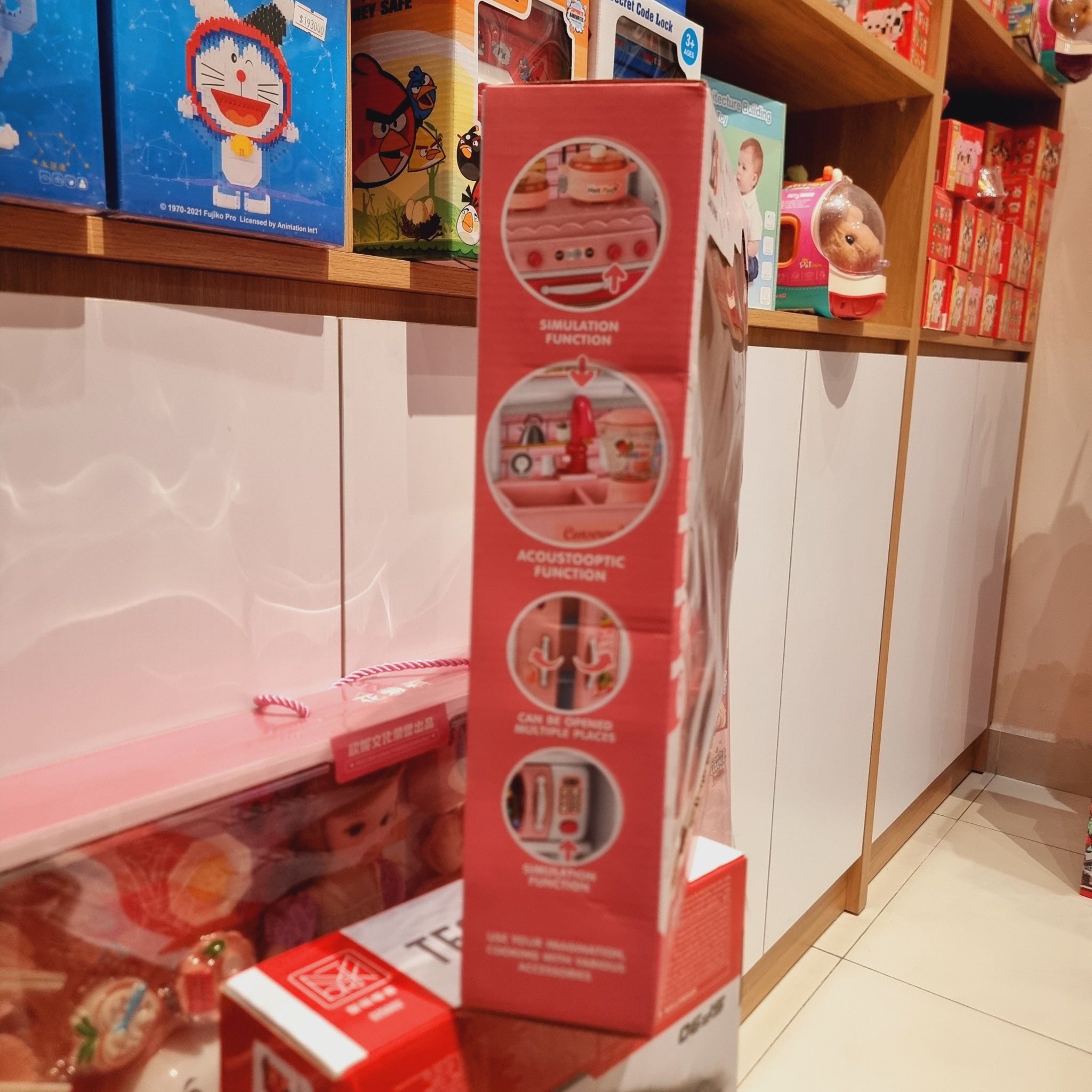 Đồ chơi nhập vai: Tủ bếp Delicious Kitchen (Món ngon mỗi ngày) phát triển kỹ năng thực hành cho bé, 3ages+, model B2 - 1 (dùng pin)