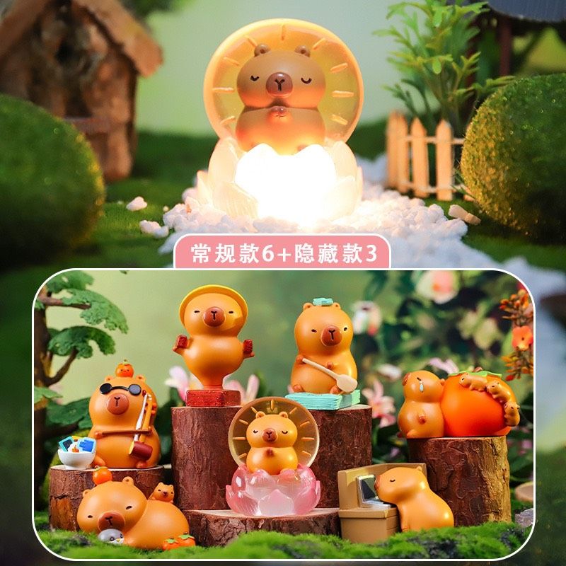 Hộp mù Blindbox: Set 6_ Tuần làm việc của CAPYBARA, 3+ages, No. 1040-189 ( có lẻ )