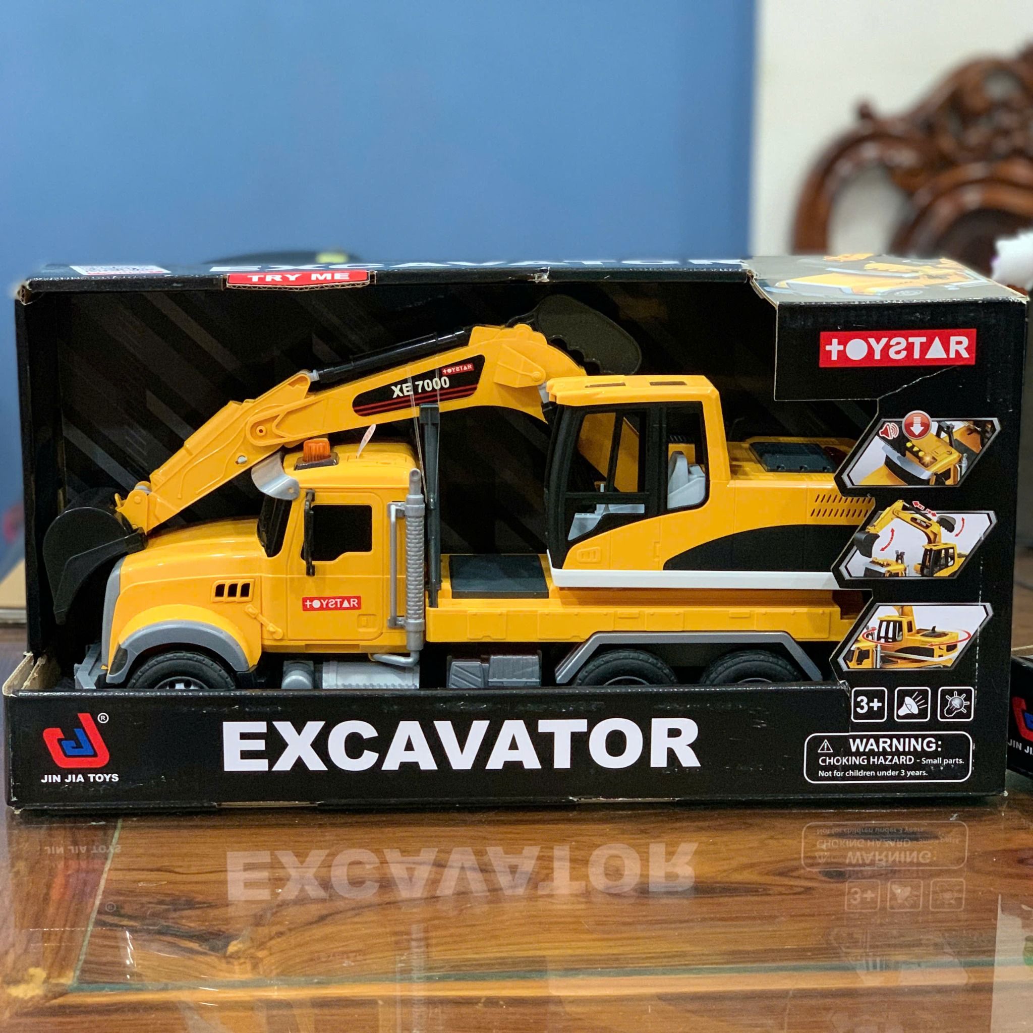 Đồ chơi vận động : Bộ sưu tập mô hình các loại xe nâng, xe cứu hộ..., 3ages+, No. 666