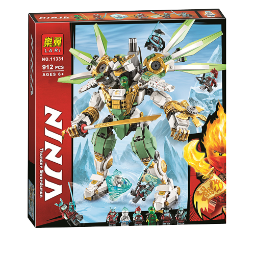 Đồ chơi lắp ráp: Người máy chiến binh NINJA LARI Samurai ( 912 pcs ) 6Ages+ No. 11331