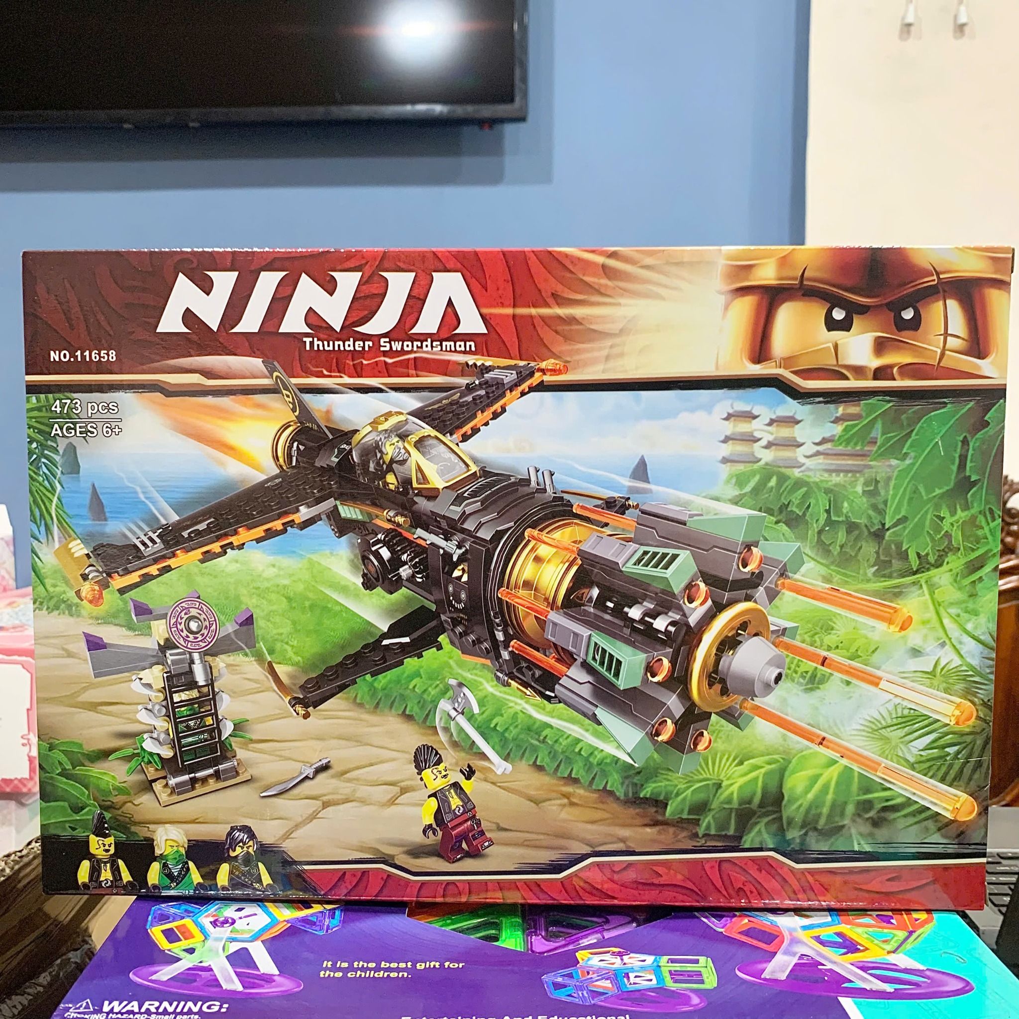 Đồ chơi lắp ráp : Bộ Đồ Chơi Lắp Ráp “Ninja Thunder Swordsman