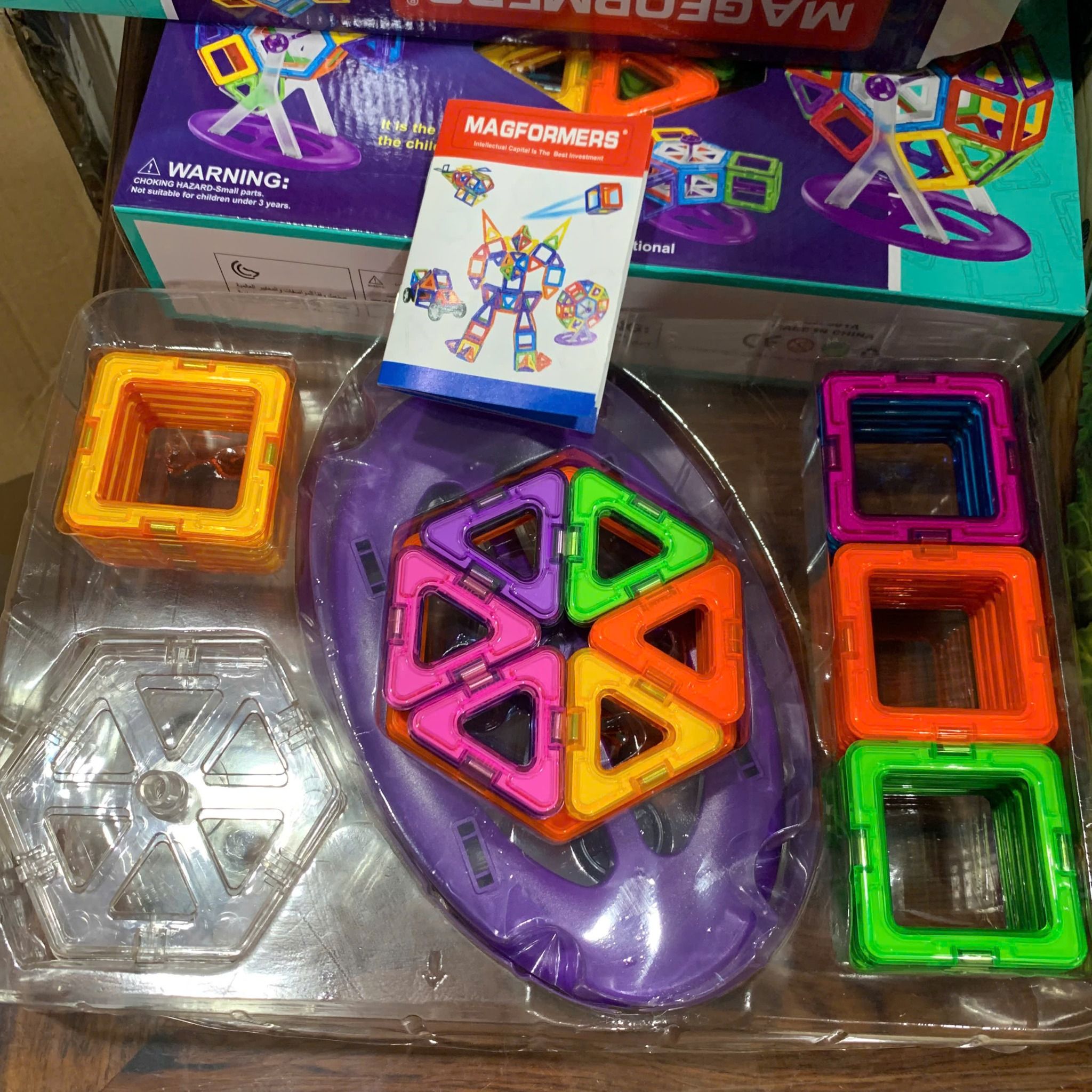 Đồ chơi giáo dục : Bộ Đồ Chơi Nam Châm Xếp Hình Sáng Tạo – MAGFORMERS CARNIVAL SET, 46pcs, No. 001A