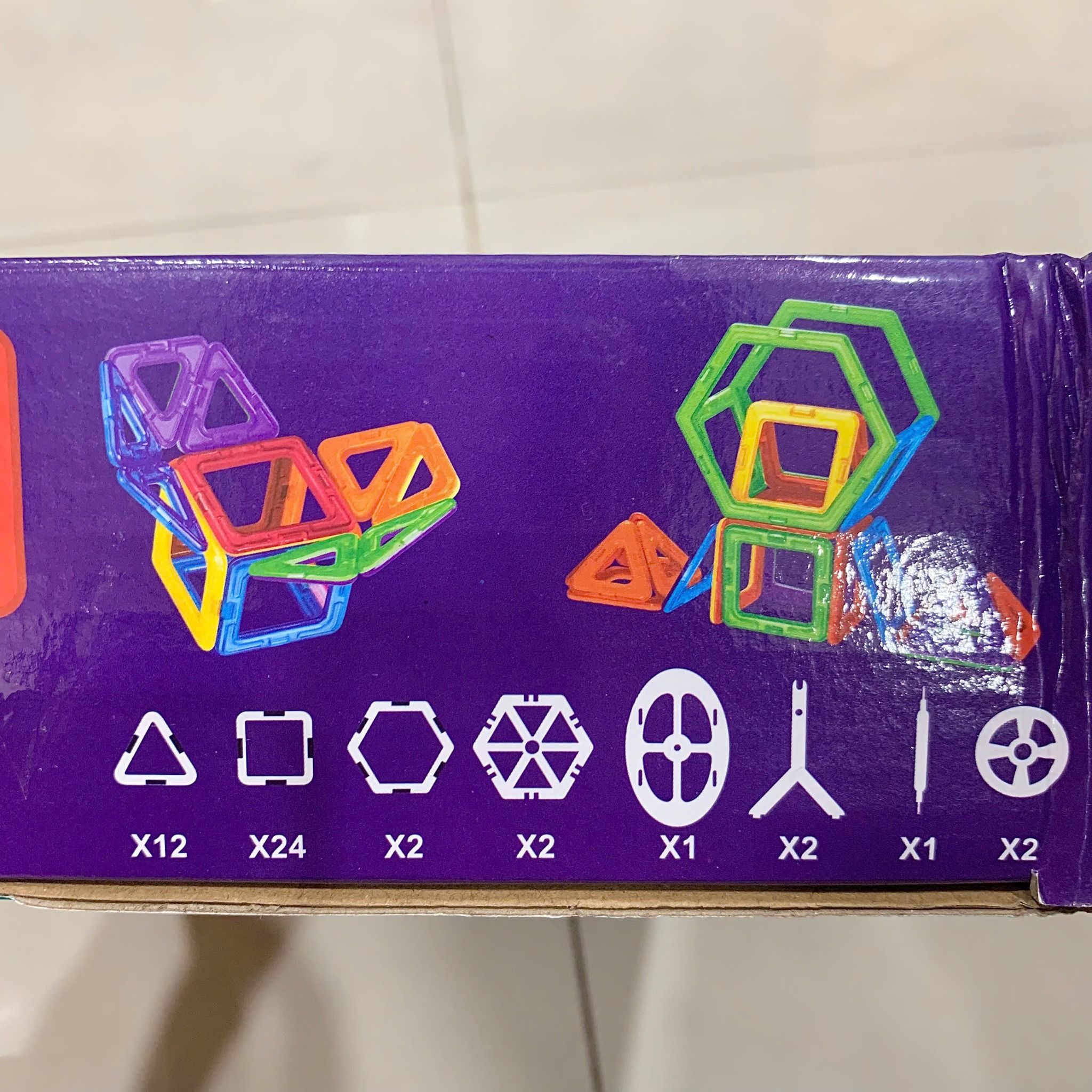 Đồ chơi giáo dục : Bộ Đồ Chơi Nam Châm Xếp Hình Sáng Tạo – MAGFORMERS CARNIVAL SET, 46pcs, No. 001A