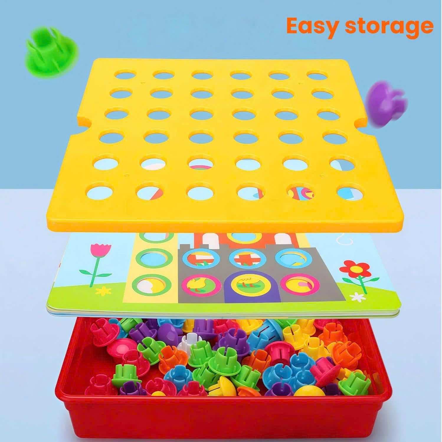 Đồ chơi vận động: Bộ nút cài ý tưởng (Button idea) giúp bé rèn luyện tập trung No. 22801,2,3,9