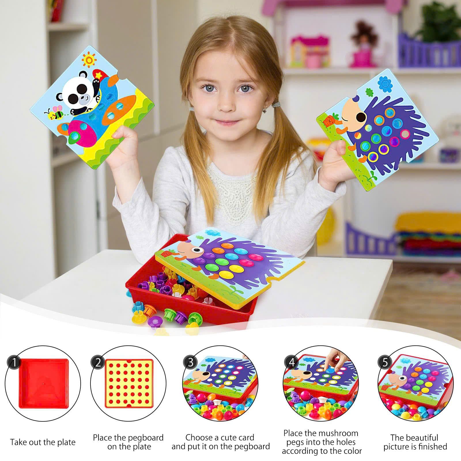 Đồ chơi vận động: Bộ nút cài ý tưởng (Button idea) giúp bé rèn luyện tập trung No. 22801,2,3,9