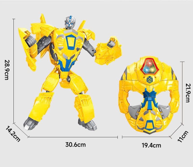 Đồ chơi nhập vai: Mặt nạ biến hình Transformers Bumblebee, 3ages+, No JS1