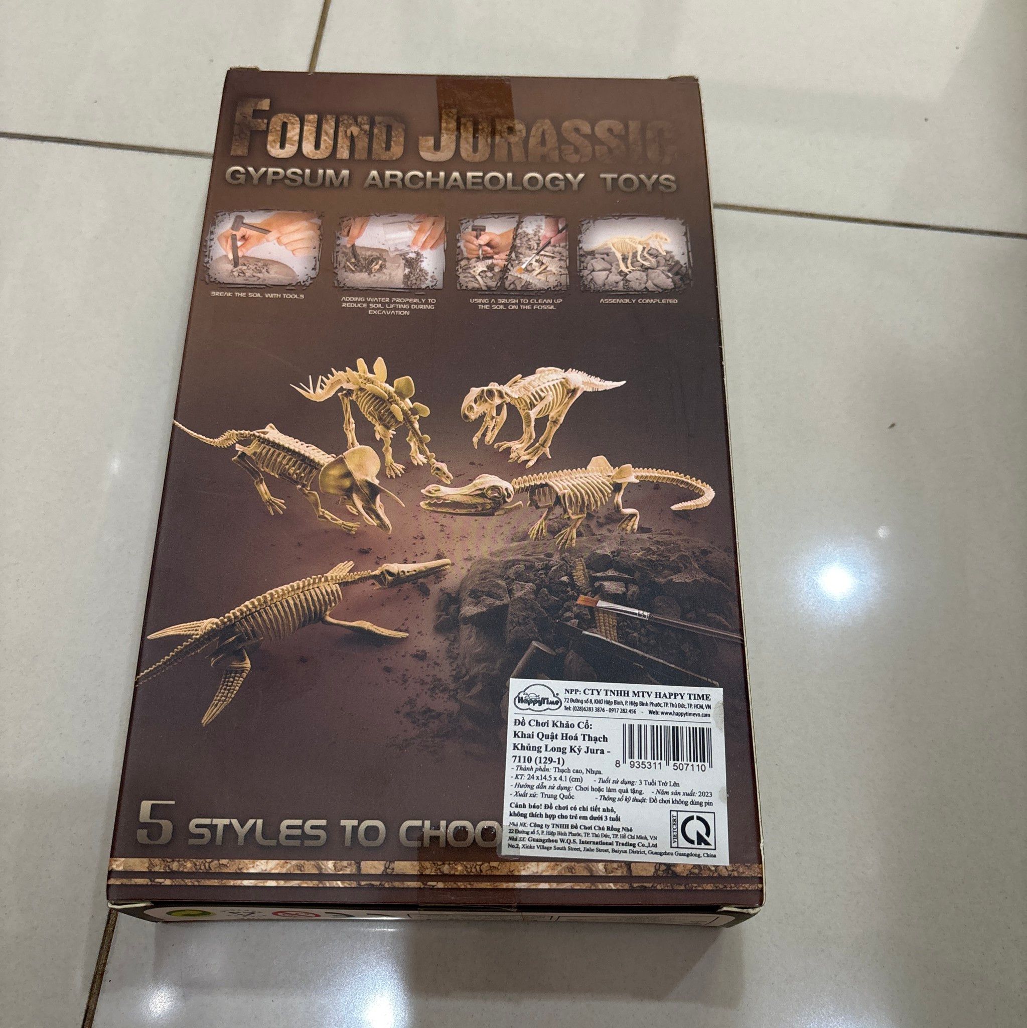 Đồ Chơi Khảo Cổ: Khai Quật Hoá Thạch Khủng Long Kỷ Jura - 7110 (129-1)