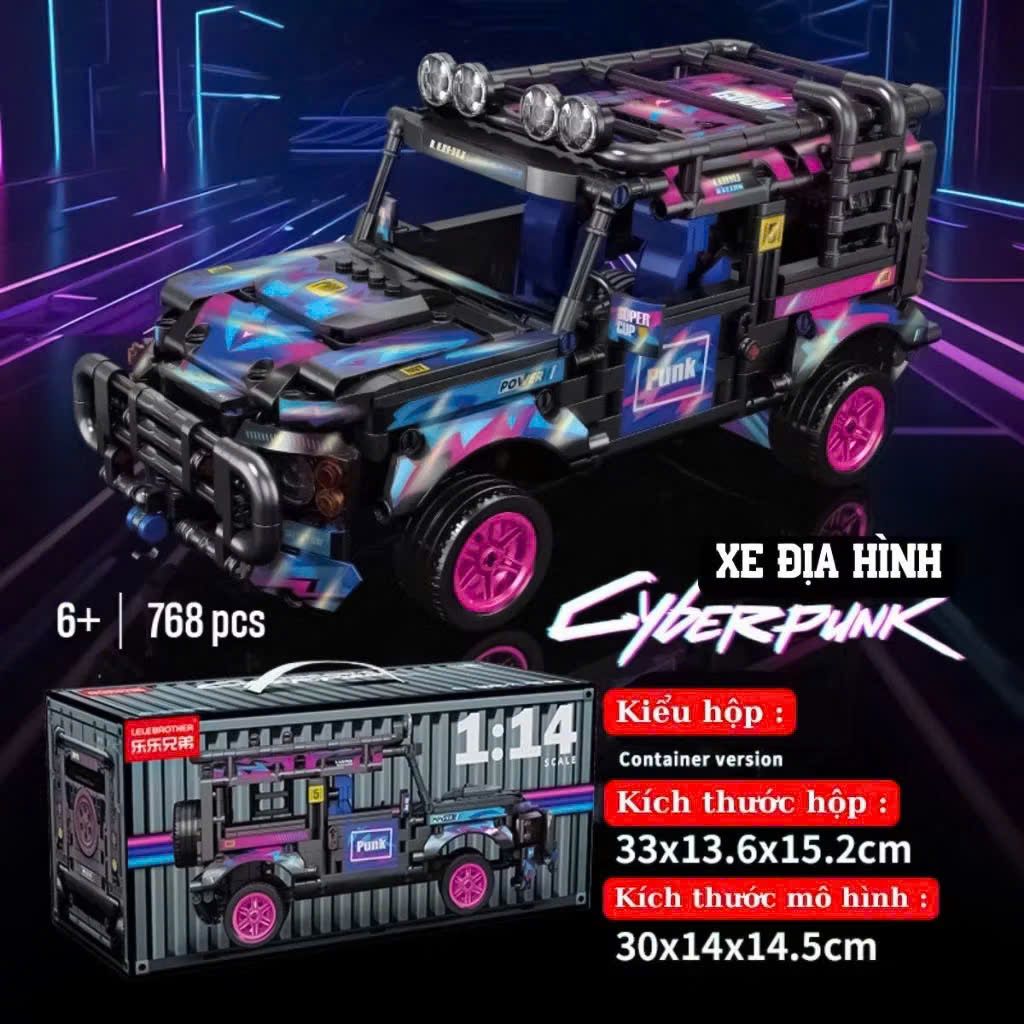 Đồ chơi mô hình : Bộ Lắp Ráp Xe Địa Hình Off-Road–Tỉ lệ 1:14, 6ages+,768-910pcs, No. 9056-1,2,3,4,5