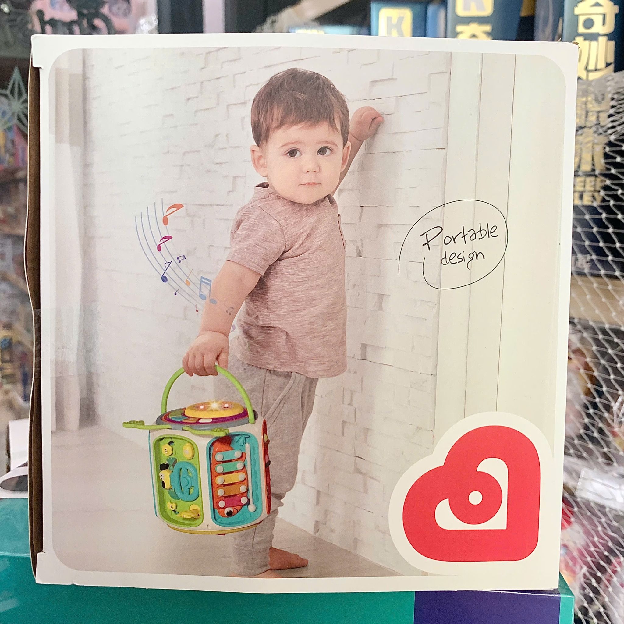 Đồ chơi vận động: Khối lập phương phát nhạc 9in1, 3+ ages, No. 6216