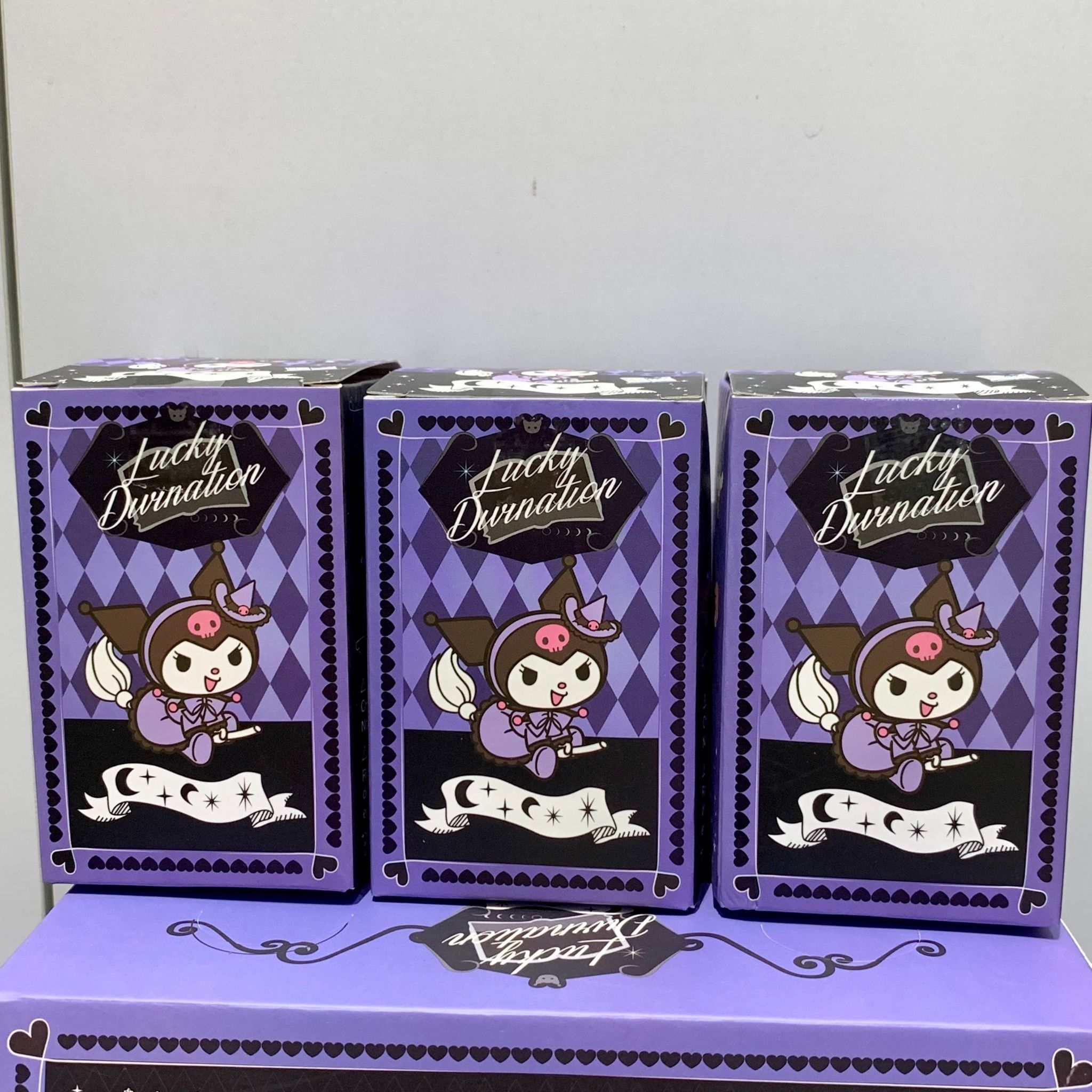 Hộp mù blindbox: Set 6 búp bê nhân vật Kuromi, Melody & Kuromi&Melody ( có lẻ )
