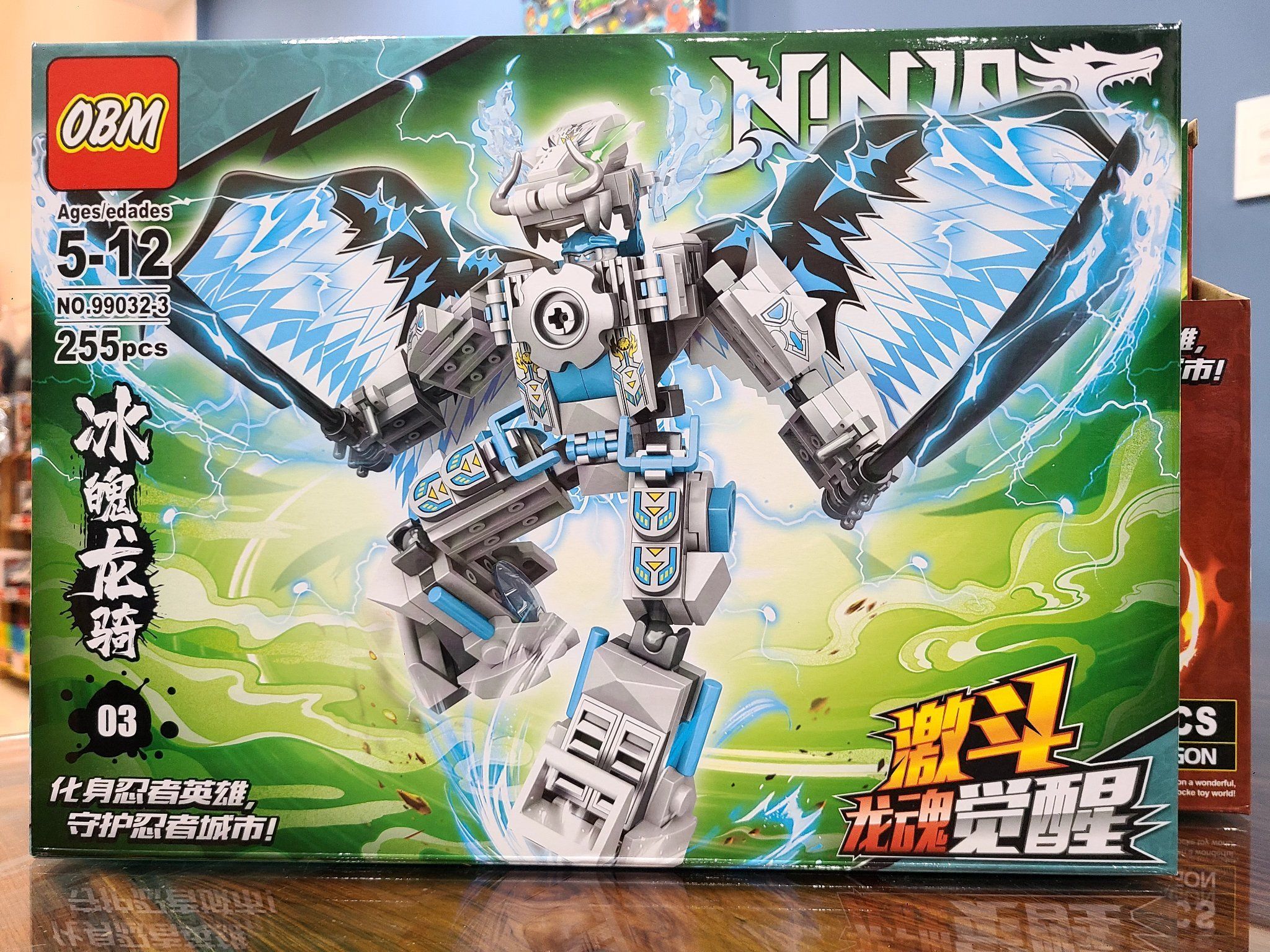 Bộ lắp ghép xếp hình (OBM brand) Ninjago Kị sĩ rồng (4 mẫu) 6Ages+, 260 pcs, Model 99032-1,2,3,4 ( giao ngẫu nhiên )