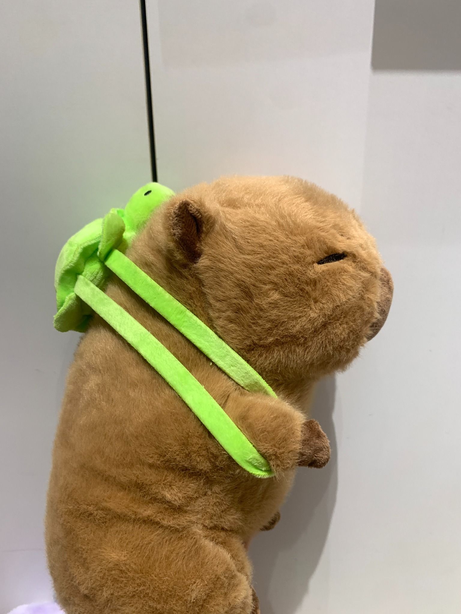 Chuột Capybara cõng rùa Dễ thương, kt 26cm, loại bông nhập khẩu rất mịn màng và mềm mại