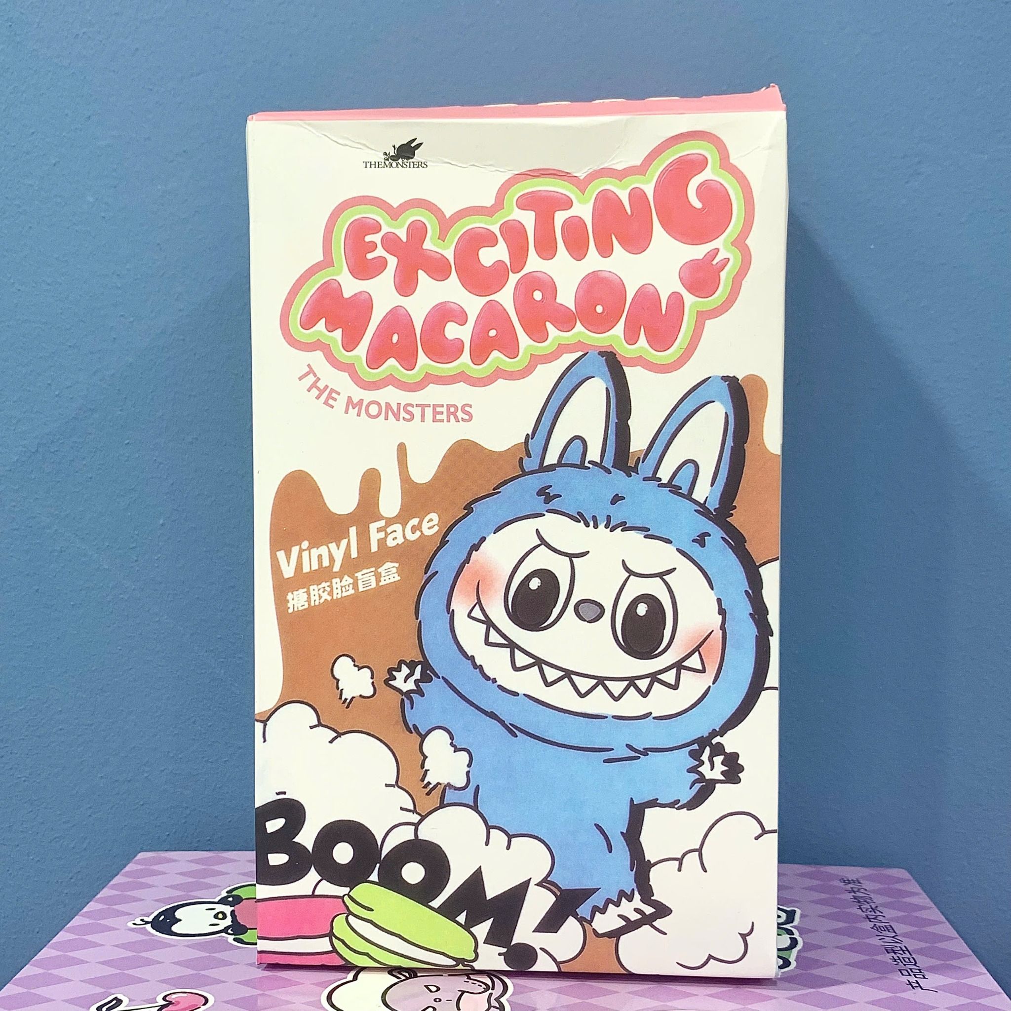 Hộp mù Labubu Macaron (The Monsters) blindbox ( giao ngẫu nhiên, tất cả tag bên trong đều màu vàng, đọc mô tả )