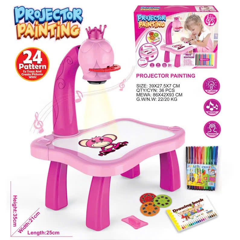Bộ Đồ Chơi Vẽ Tranh Dùng Máy Chiếu – Projector Painting No. YM6776, YM6886