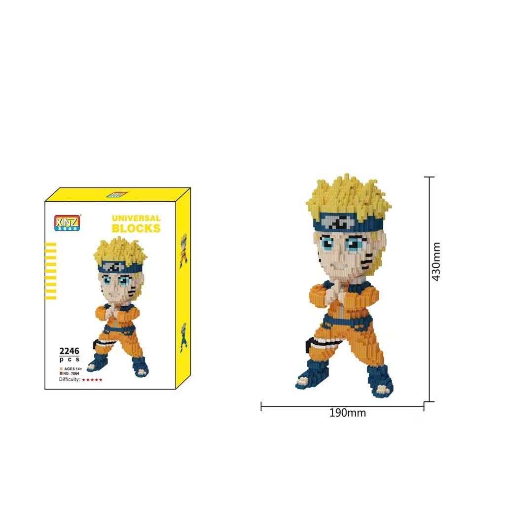 Bộ lắp ráp mô hình Naruto 2246 chi tiết No. 7064