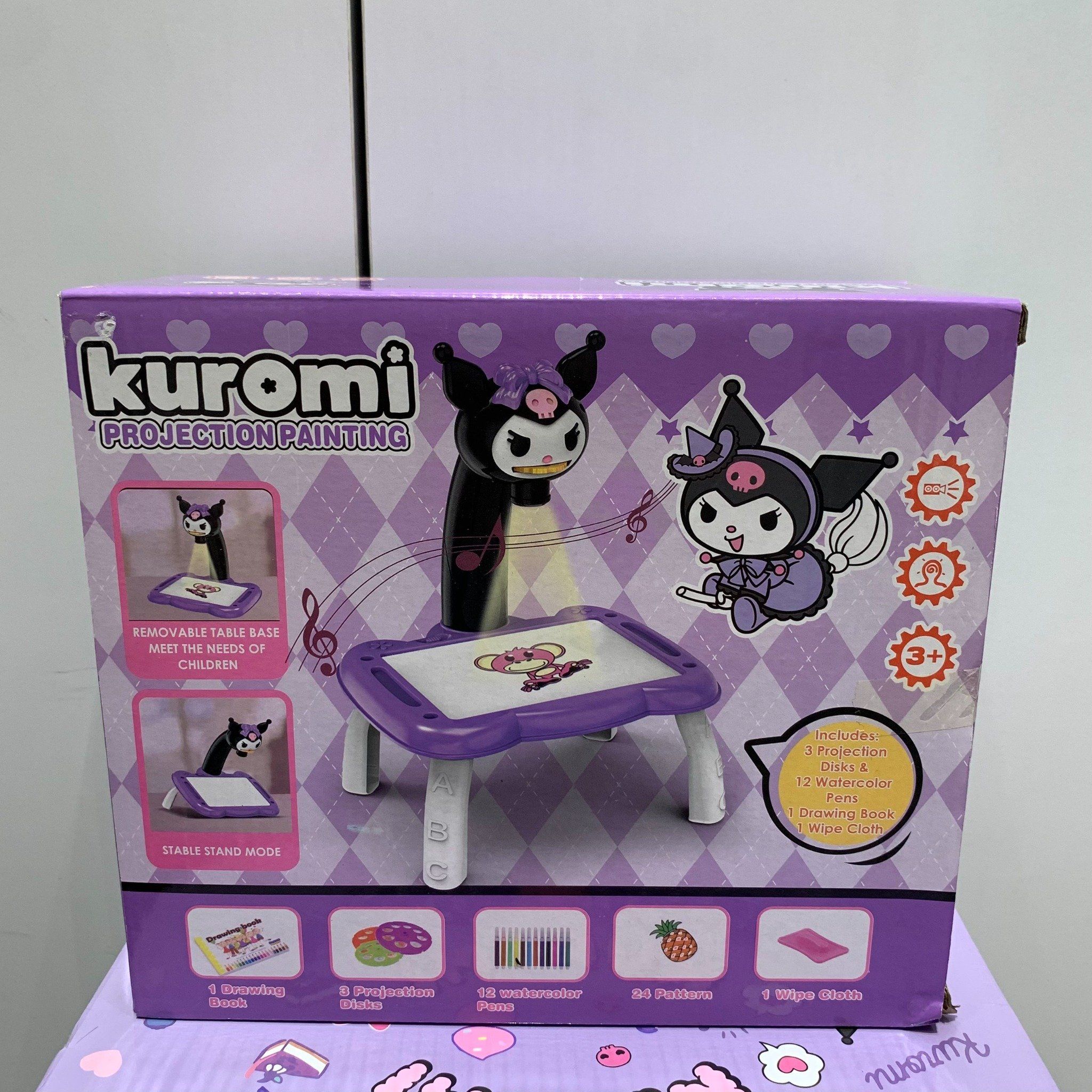 Bộ sưu tập Kuromi: Bàn vẽ và đèn chiếu kèm bút màu, 3+ ages, No. 316