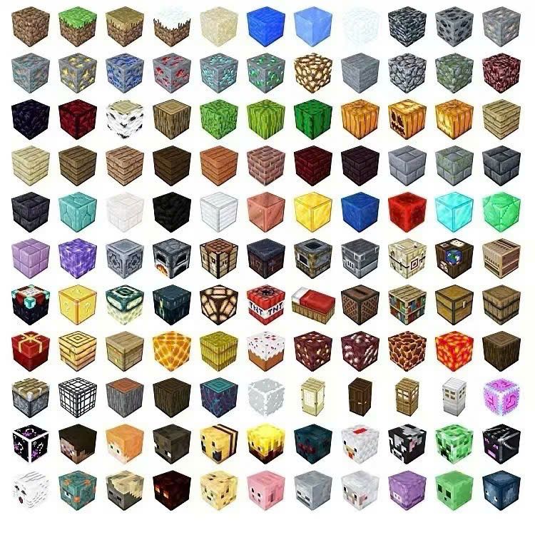 Đồ chơi xếp khối sáng tạo: Set 50 Khối nam châm từ tính Minecraft xây dựng, kt 20x20x20mm/pcs, +6ages