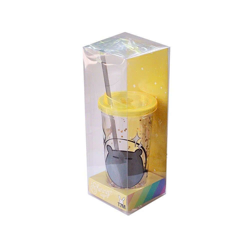 Ly Ống Hút Hai Lớp Gấu Aka - Thỏ Bảy Màu