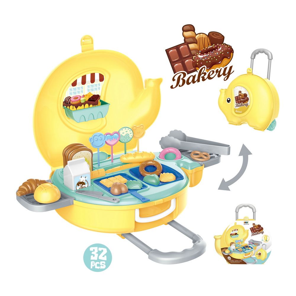 Bộ valy kéo hình voi tiệm bánh ngọt 8769