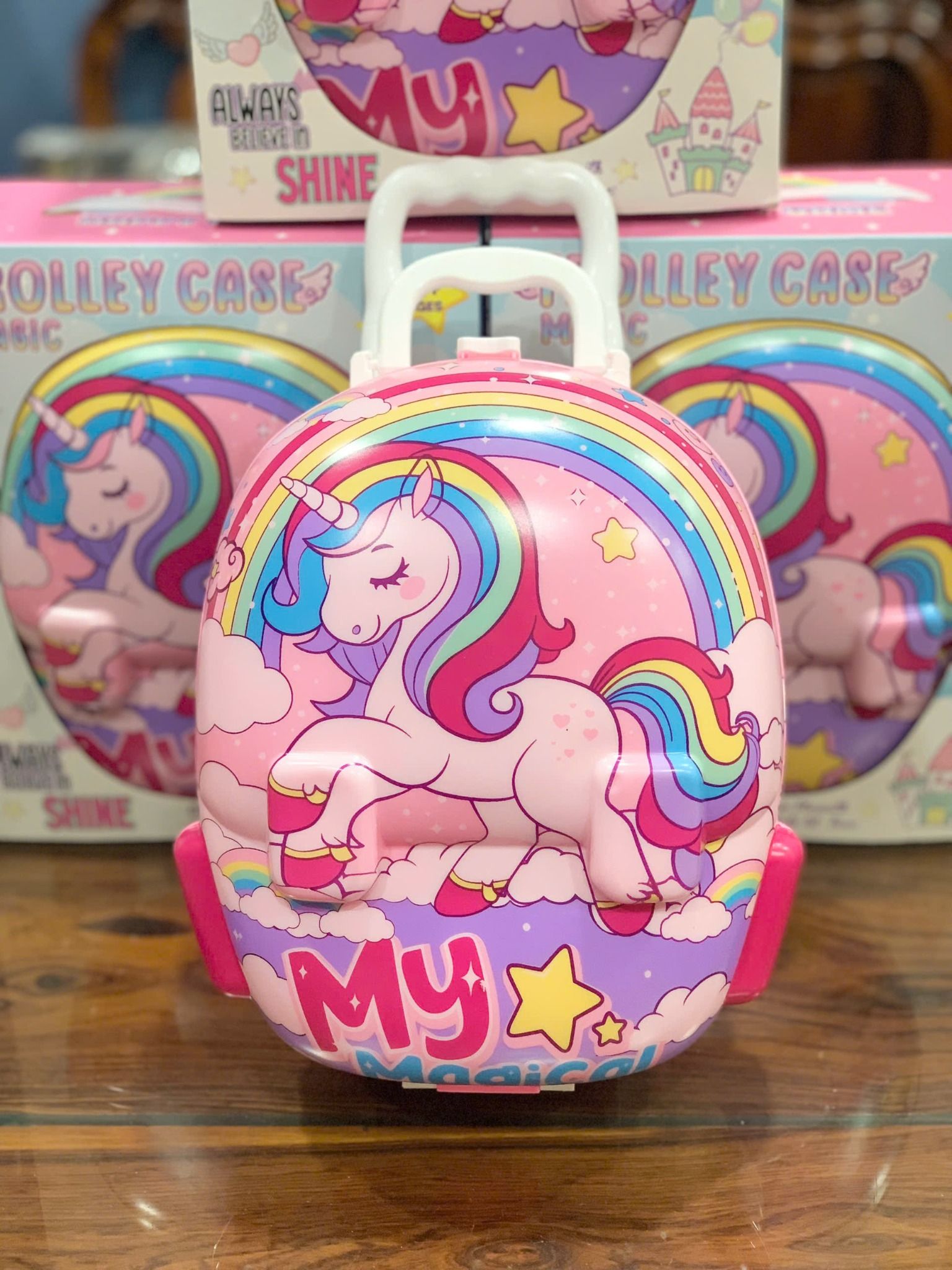 Đồ chơi nhập vai : Vali kéo đồ mô hình trang điểm Pony Trolley case magic, 3+ages, NO. 017