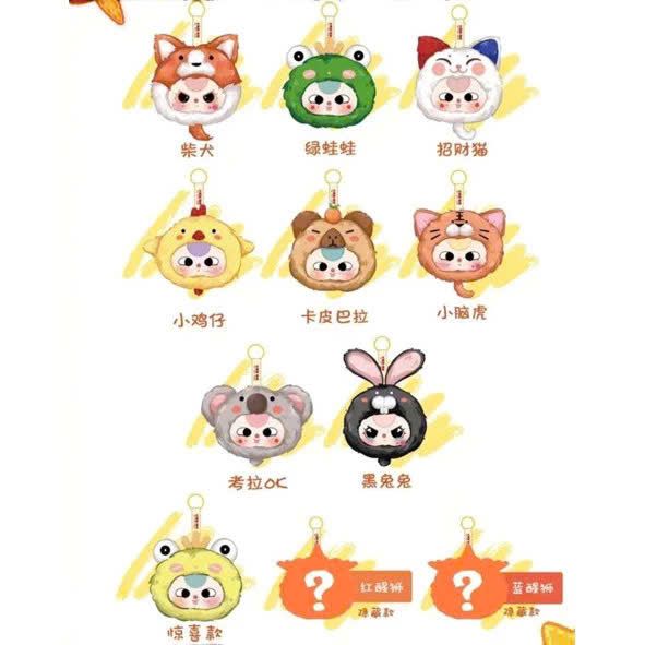 BLINDBOX BABY THREE ( bé 3 : Baby Three Zipper Tài Lộc ( hàng có sẵn )