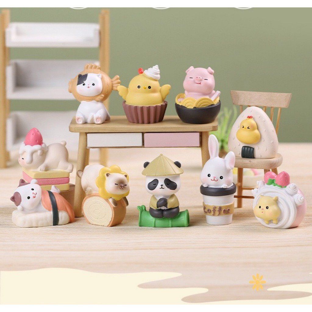 Hộp mù Blindbox: Set 10_ Thiên đường thức ăn, 3+ages, No. M036 ( có lẻ )