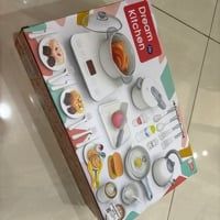Đồ chơi nhập vai: bộ bếp điện từ (Nồi, ấm, chảo, tách, bánh), dùng pin, 6ages+ No. 502-1A