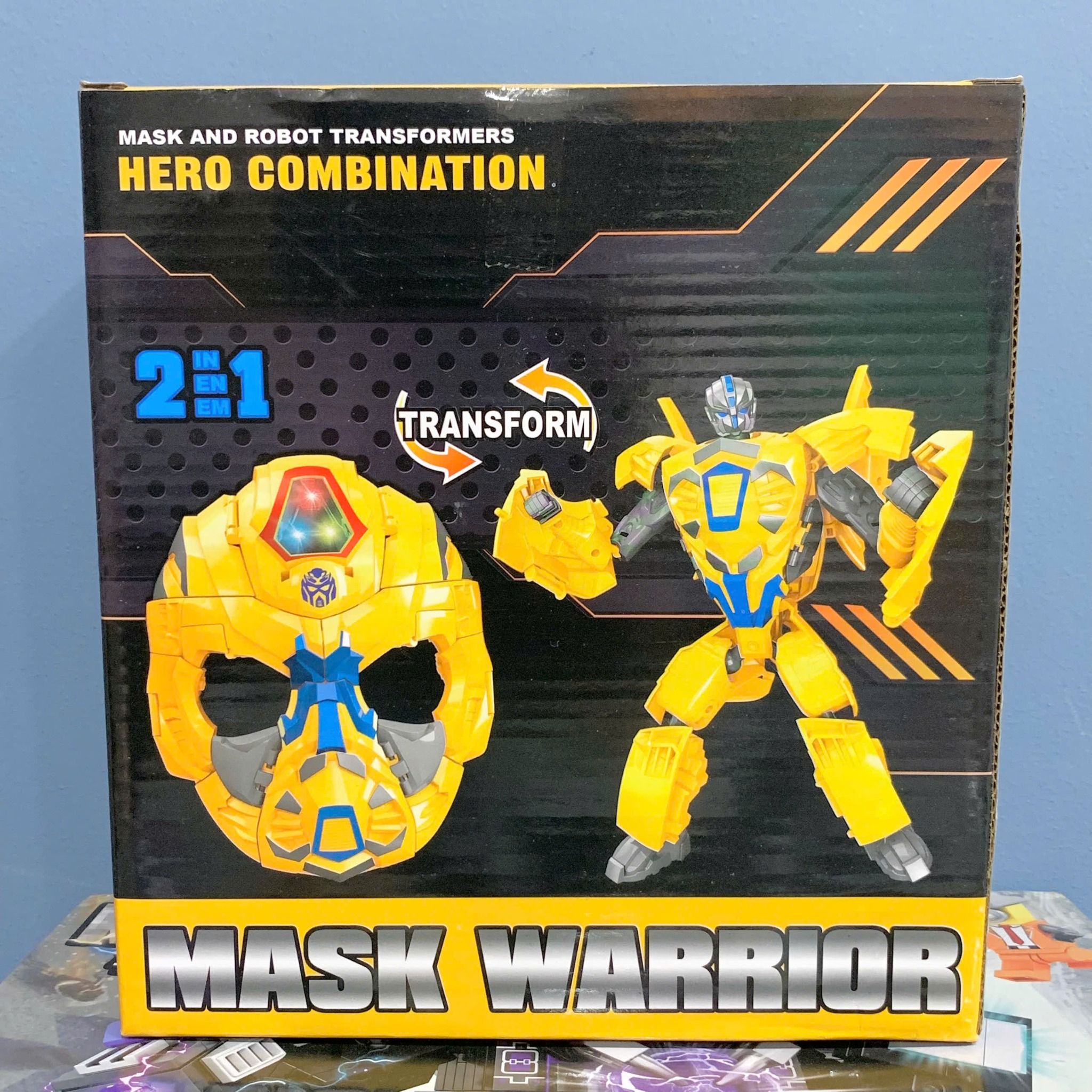 Đồ chơi nhập vai: Mặt nạ biến hình Transformers Bumblebee, 3ages+, No JS1