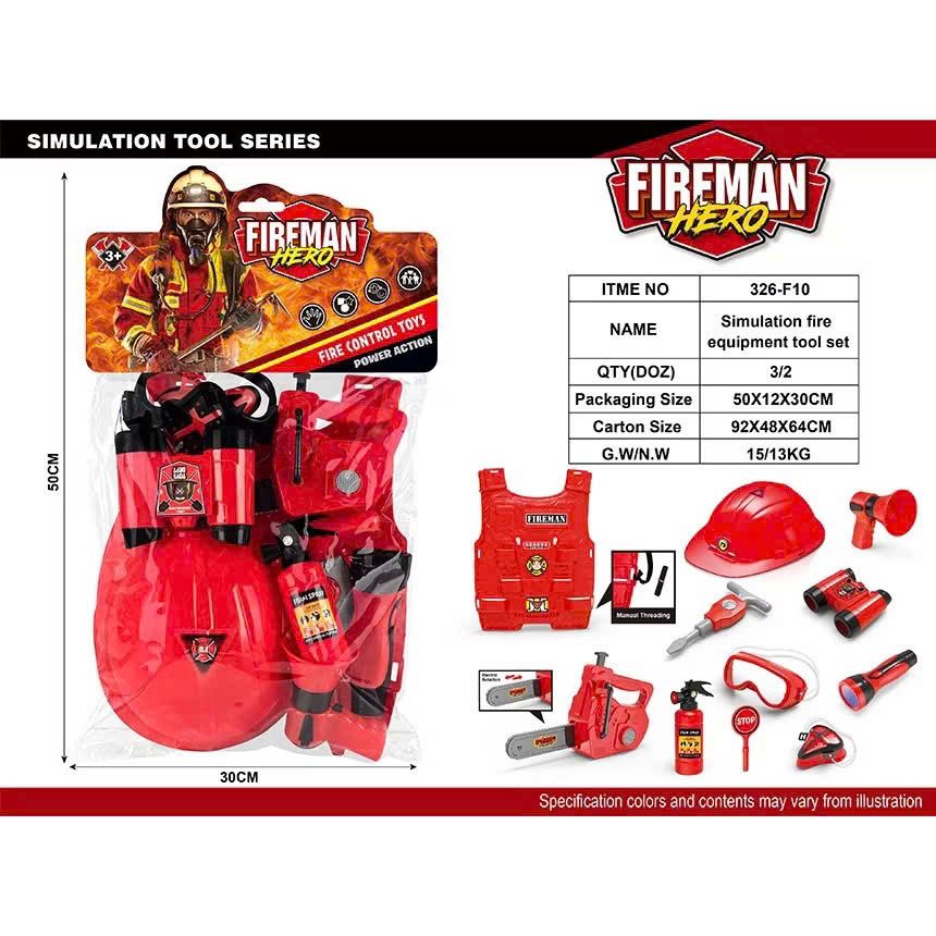 Đồ chơi nhập vai_ Chú cứu hỏa anh hùng (Fireman Hero) No. 326-F10