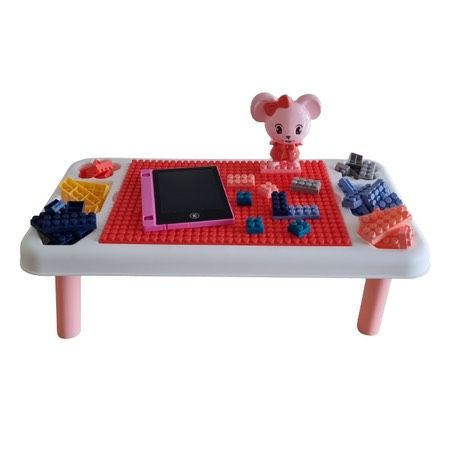 Bộ bàn xếp khối kèm bảng từ tính (Creativity is not limited to imagination)64 pcs,3+ages,No. 666-216AB