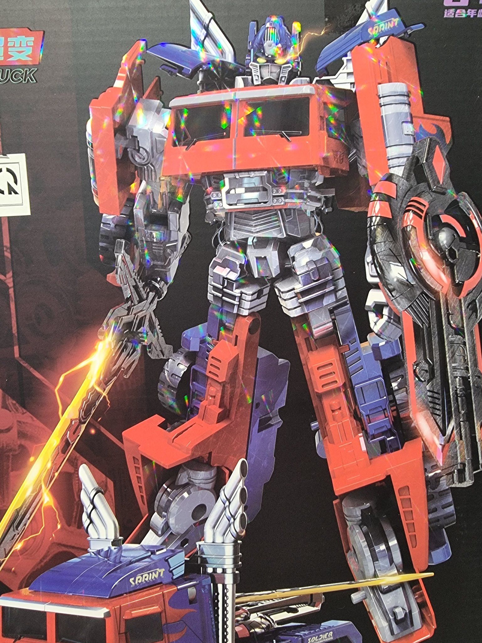 Đồ chơi nhập vai: Bộ người máy biến hình Transformers Optum 5ages+ No. Z0111