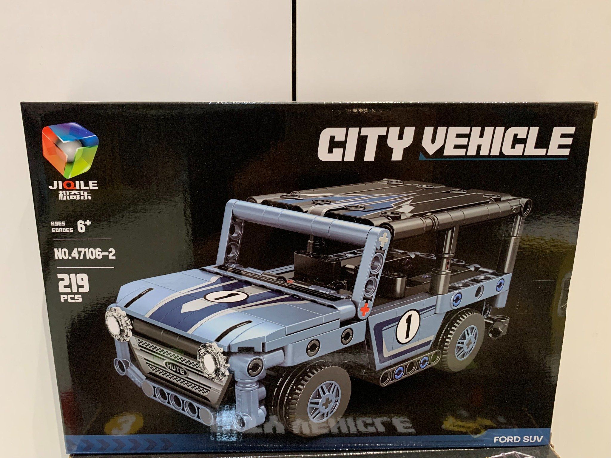 Đồ chơi lắp ghép: bộ xếp khối xe Jeep offroad, 219-229pcs, +6ages, Model 47106-1,2,3,4