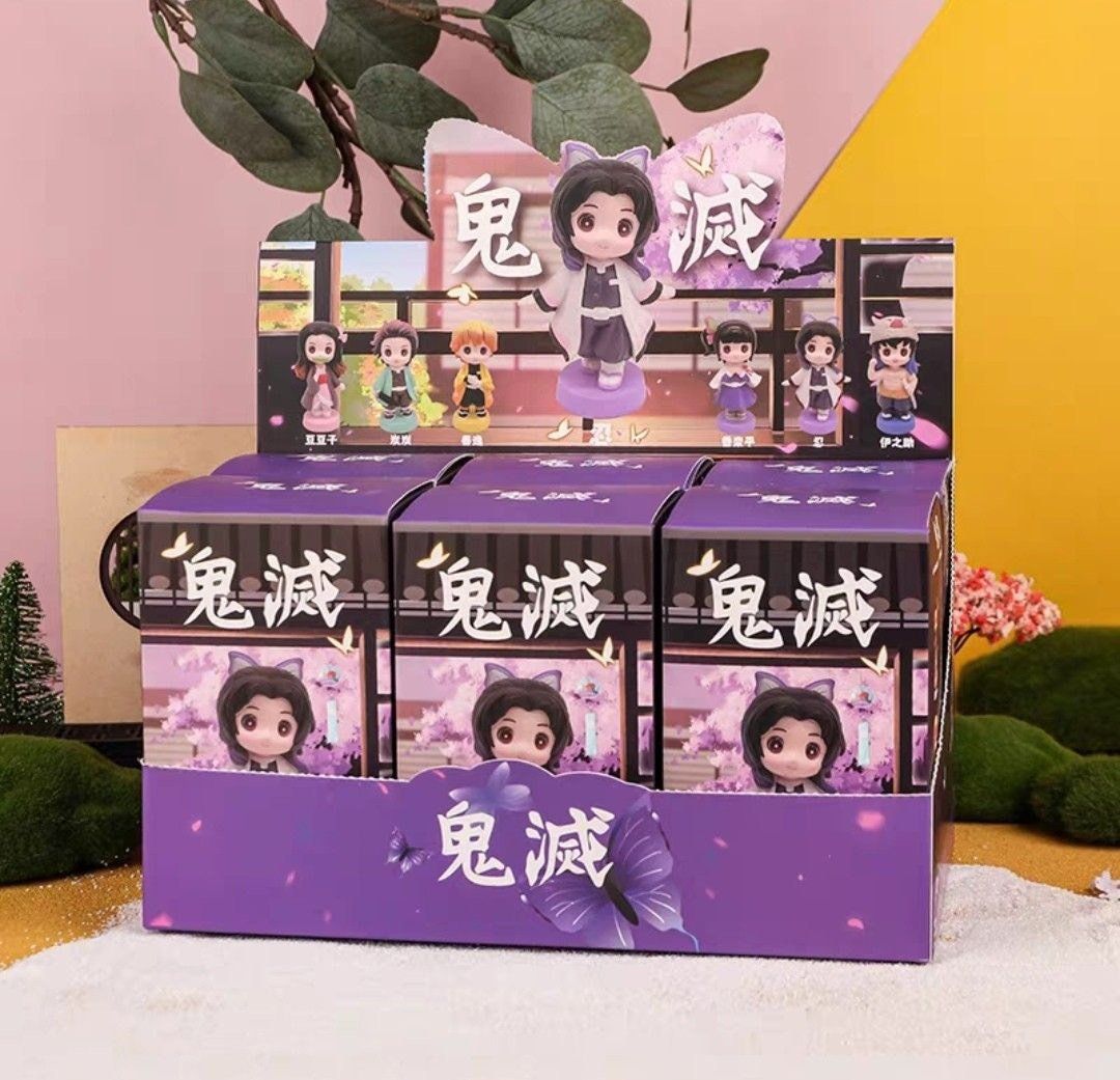Hộp mù Blindbox: Set 6_Thanh gươm diệt quỷ, 3+ages, No.M035 ( có lẻ )