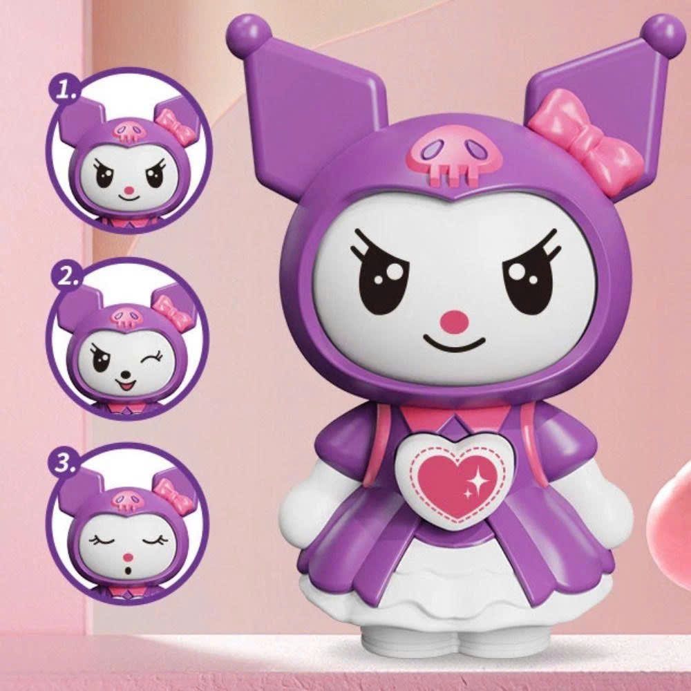 Móc khóa Cậu bé Shin, Kuromi lật mặt giảm stress