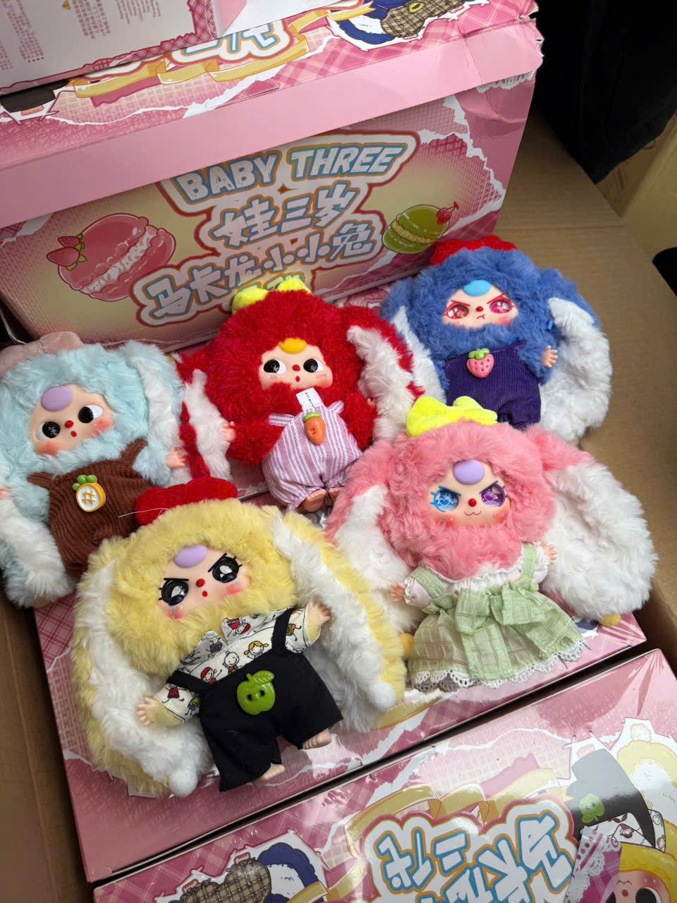 BLINDBOX BABY THREE ( bé 3 ) : Lẻ 1 box Baby Three Macaron ver 2 ( hàng có sẵn )