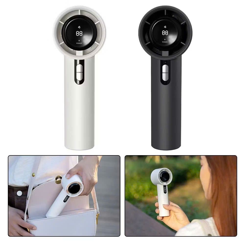 Quạt cầm tay Turbo tốc độ cao (Handheld Fan) tiện lợi, dung lượng cao 3000 mAh, Model: 638