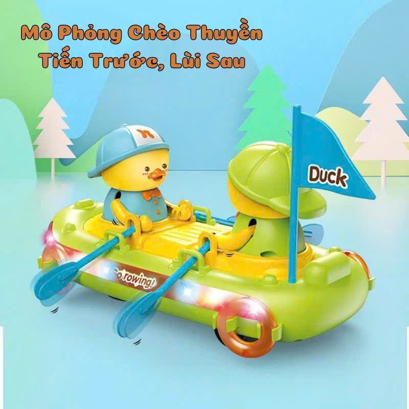Đồ chơi vận động: Vịt chèo thuyền nghộ nghĩnh, 3ages+, No. 676B