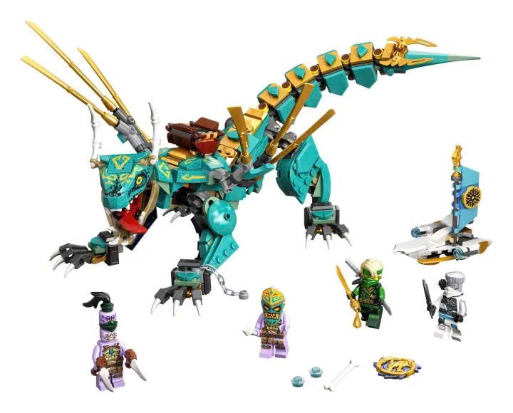 Đồ chơi lắp ráp : Bộ Lắp Ráp Rồng Xanh Chiến Binh Ninja, 6ages+, 530pcs, No.60038